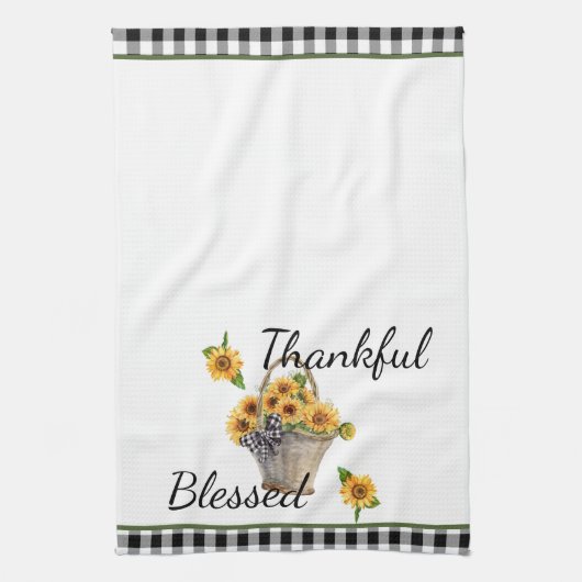 Blumenkörbe Geschirrtuch (Vertikal)