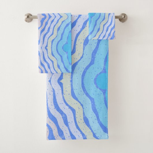 Blumenkornblume - Shabby Chic-Design Badhandtuch Set (Insitu)