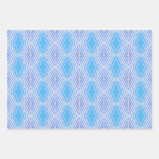 Blumenkornblume - Shabby Chic-Design Geschenkpapier Set (Vorderseite)