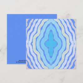 Blumenkornblume - Shabby Chic-Design Karte