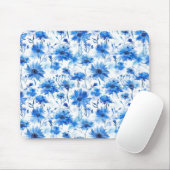 Blumenkornblume Typ Blau Blume Mousepad (Mit Mouse)