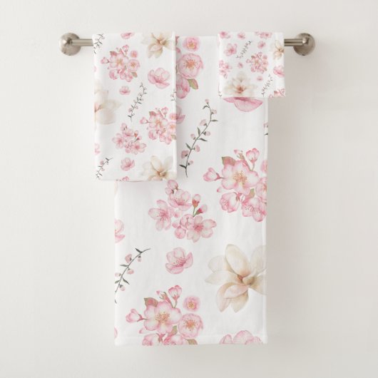 Blumenkornmöbel Blossom Blumenmuster Badhandtuch Set (Insitu)