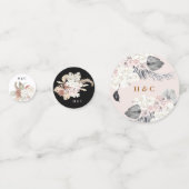 Blumenkorntöne aus Pampas, getrocknet Konfetti (Vorderseiten)