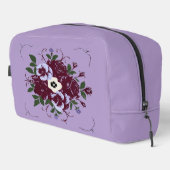 Blumenkosmetikkoffer Veilchenbouquet Waschbeutel (Rechte Ecke)