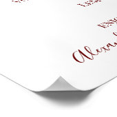 Blumenkost für Rose Poster (Ecke)