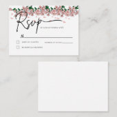 Blumenkost Wahl RSVP Karte (Vorne/Hinten)