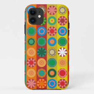 Blumenkraft in Reihen iPhone 11 Hülle
