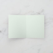 Blumenkranz am Muttertag Dankeskarte (Innenseite)