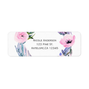 Blumenkranz Aquarell Elegante Babyparty