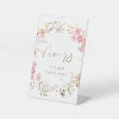 Blumenkranz begünstigt Schild (Vorderseite)