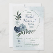 Blumenkranz Brautparty Einladung (Vorderseite)