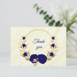 Blumenkranz Dankeskarte