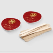 Blumenkranz dankt Ihnen für die Hochzeit in China Fächer (Non-assembled)