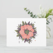 Blumenkranz der Harmonie Einladung (Stehend Vorderseite)