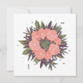 Blumenkranz der Harmonie Save The Date (Vorderseite)