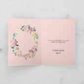 Blumenkranz der rauen Rose Karte (Innenseite)