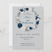 Blumenkranz Einladung (Vorderseite)