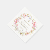 Blumenkranz Erste Heilige Kommune Serviette (Ecke)