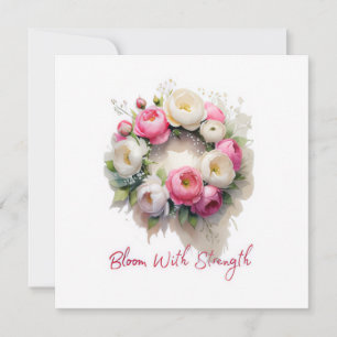 Blumenkranz Geburtstagseinladung  Einladung