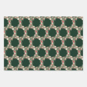 Blumenkranz Geschenkpapier Set (Vorderseite)