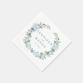 Blumenkranz Hochzeitspapier Napkins Serviette