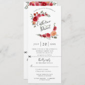 Blumenkranz im Wasser Einladung w uAwg (Vorne/Hinten)