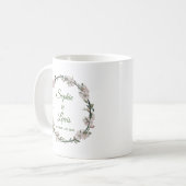 Blumenkranz Kaffeetasse (Vorderseite Links)