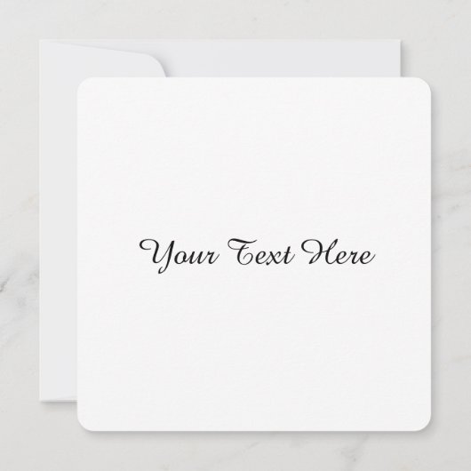 Blumenkranz mit Aquamarinem Aquarellhintergrund Einladung (Rückseite)