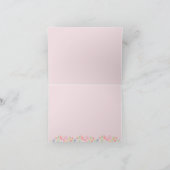 BlumenKranz mit Monogramm und rosa Streifen (Innenseite)