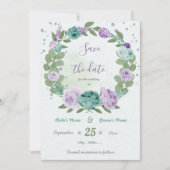 Blumenkranz Save The Date (Vorderseite)
