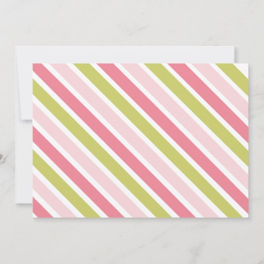 Blumenkranz Save the Date Einladung (Rückseite)