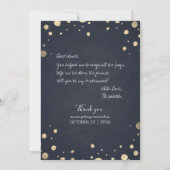 Blumenkranz wird meine Hochzeit mit meiner Brautju Einladung (Rückseite)