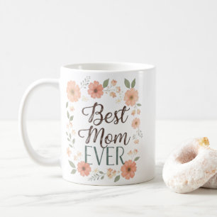 Blumenkranz-Zitat-Tasse Keramik-Kaffeetasse Kaffeetasse