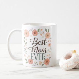 Blumenkranz-Zitat-Tasse | Keramik-Kaffeetasse Kaffeetasse