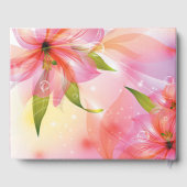 Blumenkraut-Dewdropings Hochzeit Gästebuch (Rückseite)