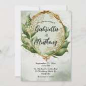 Blumenkraut Hochzeiten Lilien des Tals Einladung (Vorderseite)