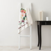 Blumenkraut Monogram Baby Sherpa Blanket Sherpadecke (Beispiel)