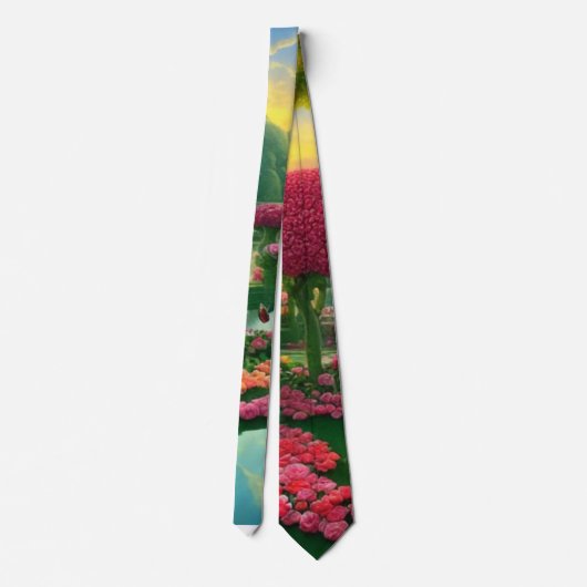 Blumenkrawatte krawatte (Rückseite)