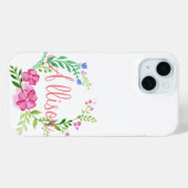 Blumenkreath Custom Case-Mate iPhone Hülle (Rückseite (Horizontal))