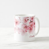 Blumenkrebs Blossom Monogramm-Tasse Kaffeetasse (VorderseiteRechts)