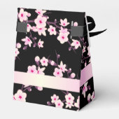Blumenkrebs Blüten Rosa Schwarz Geschenkschachtel (Rückseite)