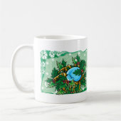 Blumenkrebs in Holly Kaffeetasse (Links)