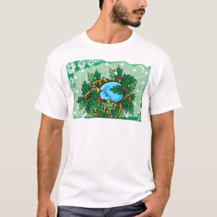 Blumenkrebs in Holly T-Shirt
