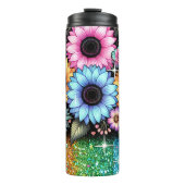 Blumenkrebs-Sublimierung Wrapper-Design | Tumbler Thermosbecher (Vorderseite)