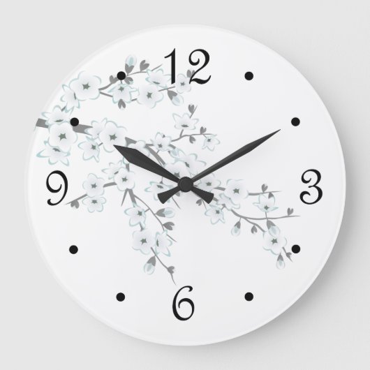 Blumenkrebse Große Wanduhr (Vorderseite)