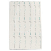 Blumenkreide auf gebrochenem Weiß Mittlere Geschenktüte (Vorderseite)