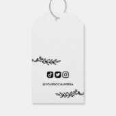 Blumenkreide mit Liebe-Preis Geschenkanhänger (Rückseite)