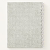 Blumenkreide Personalisierte Poesie Notizblock (Rückseite)