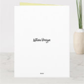 Blumenkreis-Banner Muttertag  Karte (Rückseite)