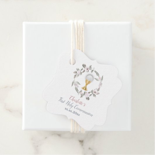 Blumenkreis der ersten Kommune Geschenkanhänger (Beispiel)